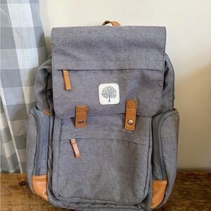 Gray Parker Baby Diaper Bag/Backpack